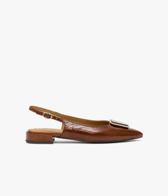 Ballerine Slingback Syndie Cognac