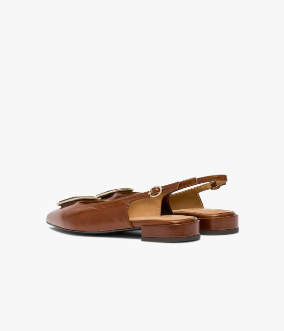 Ballerine Slingback Syndie Cognac