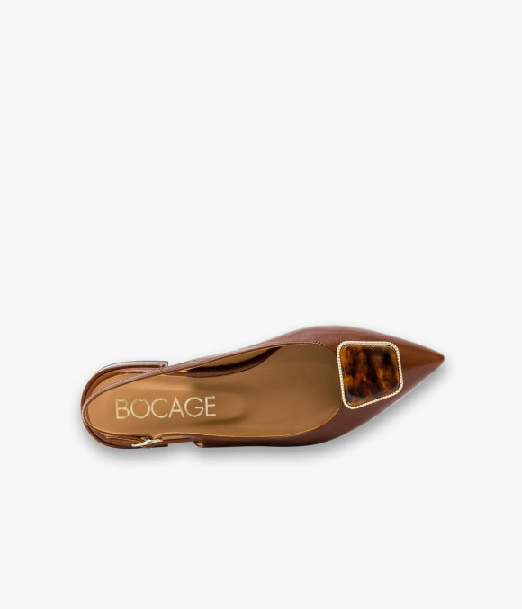Ballerine Slingback Syndie Cognac