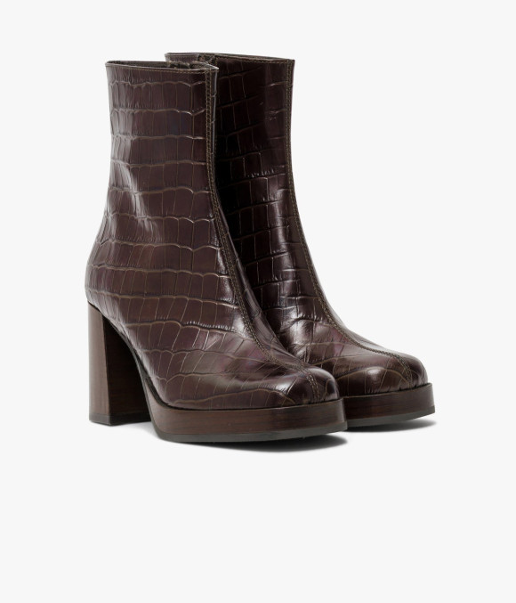 Boots Edith Chocolat