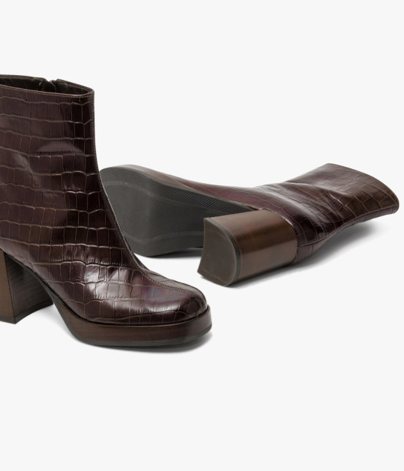 Boots Edith Chocolat