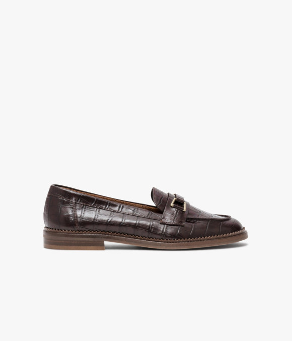 Mocassin Alanna Choco Croco