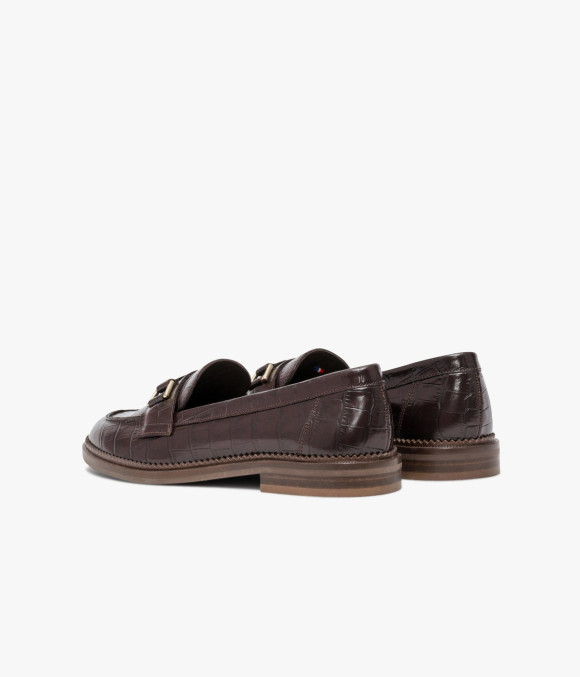 Mocassin Alanna Choco Croco