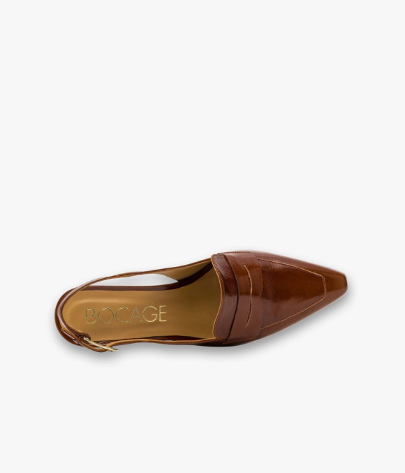 Escarpin Slingback Carla Cognac