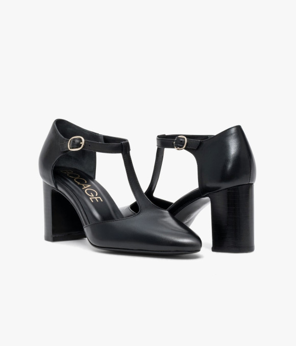 Escarpin Salomé Gina Noir