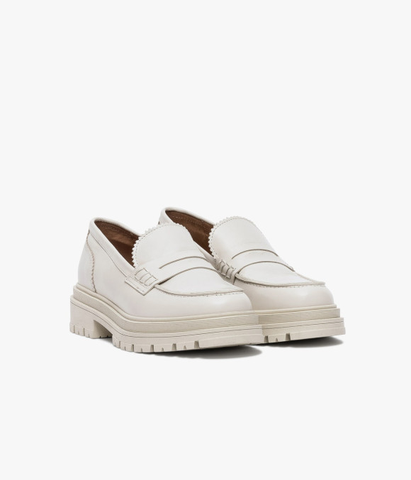 Mocassins Alinaro Blanc