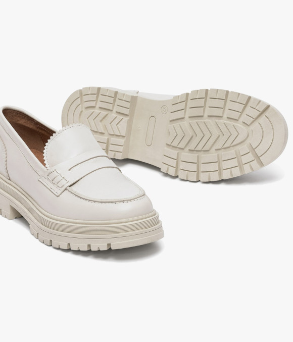 Mocassins Alinaro Blanc