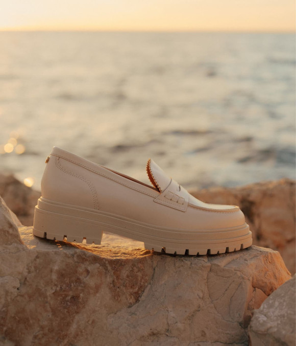 Mocassins Alinaro Blanc