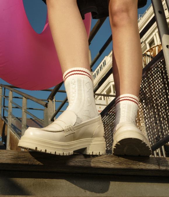 Mocassins Alinaro Blanc