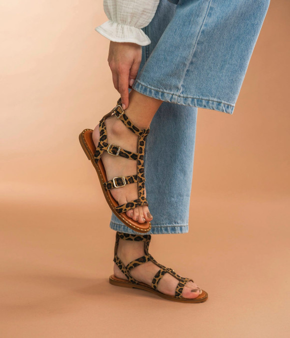 Sandale Geronimo Léopard