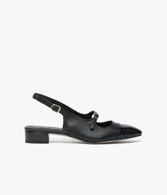 Ballerine Slingback Swann Noir