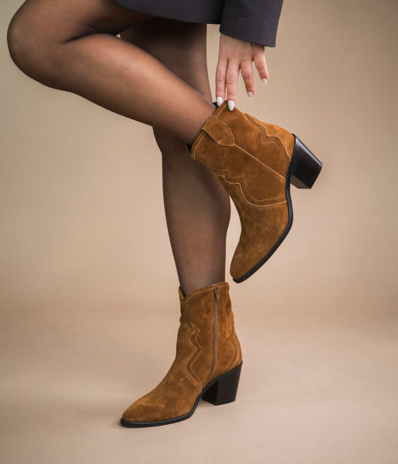 Boots Maelle Cognac