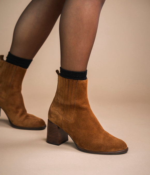 Boots Manon Cognac