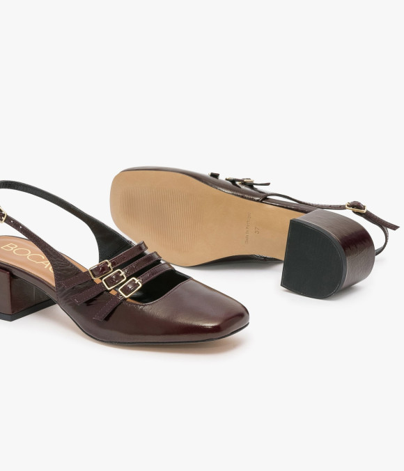 Babies Slingback Demi Acajou