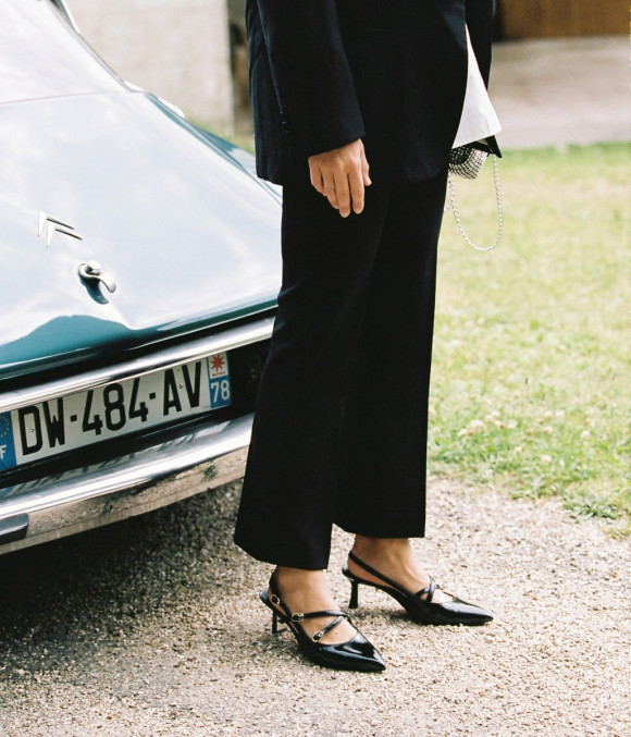 Escarpin Slingback Diego Noir