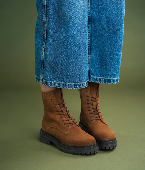 Boots Klarine Cognac