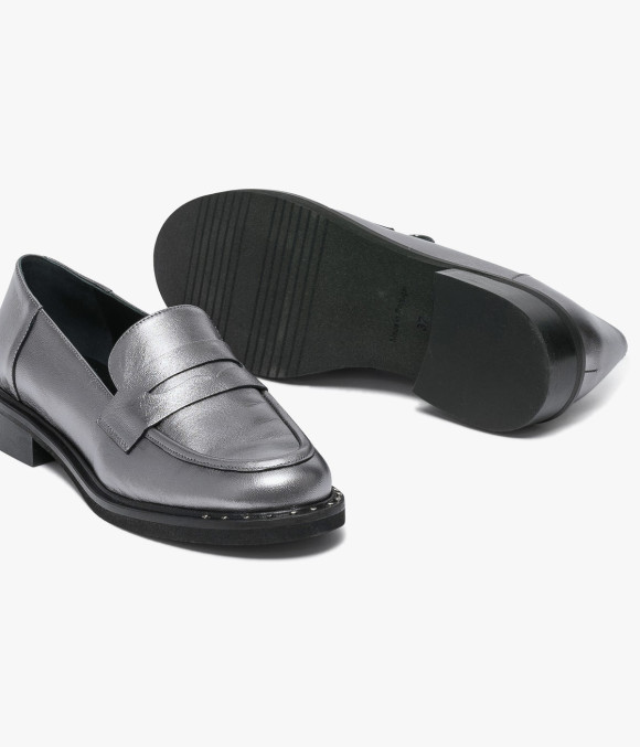 Mocassin Ally Argent