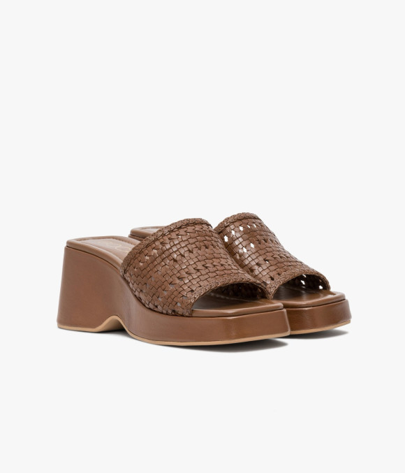 Mule Venise Cognac