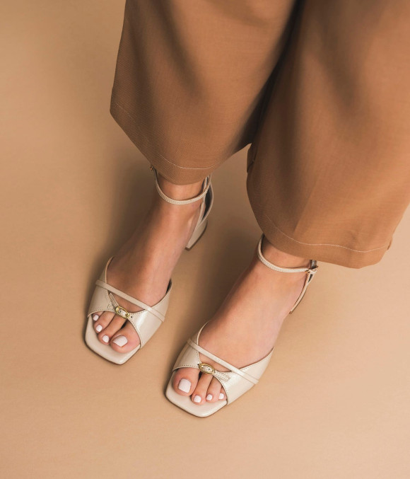 Sandale Gaella Écru