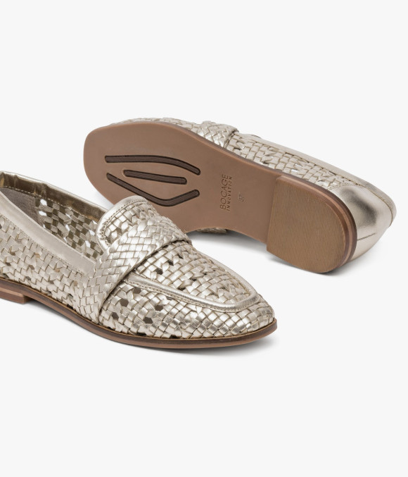 Mocassin Aude Platine