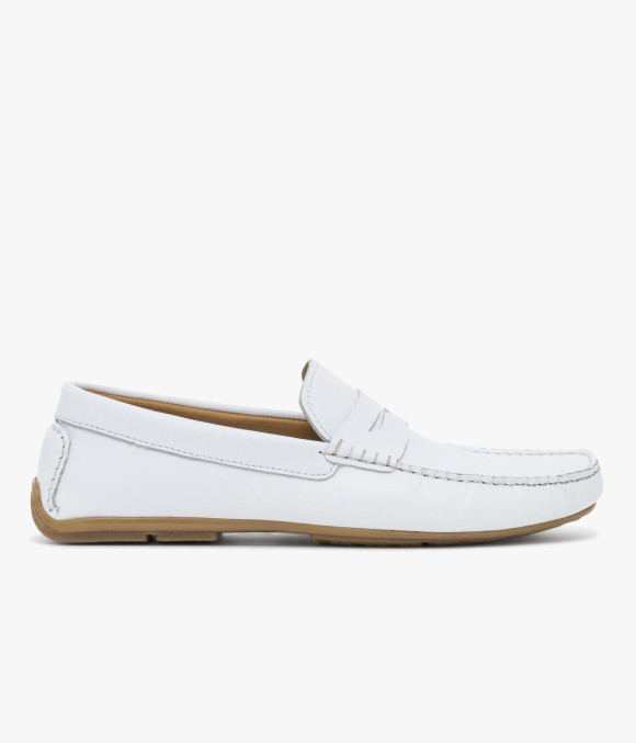 Mocassin Aristide Blanc
