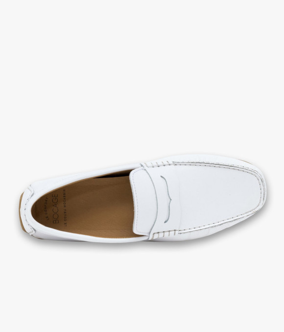 Mocassin Aristide Blanc