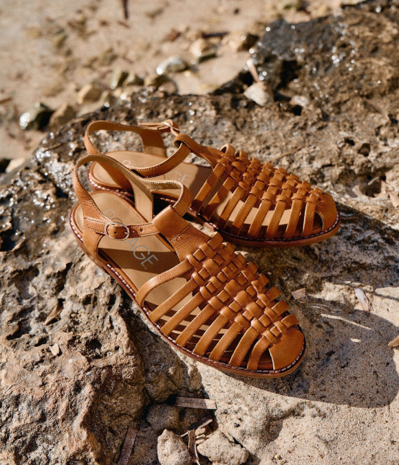 Sandale Ginger Cognac