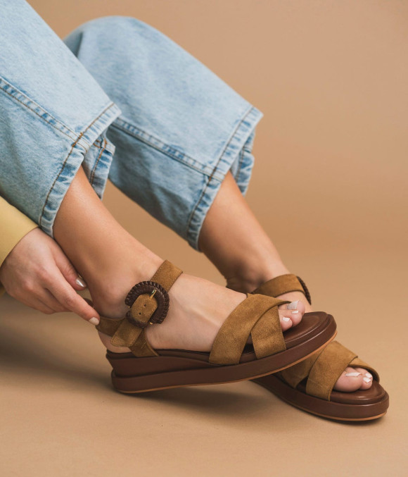 Sandale Roxane Camel