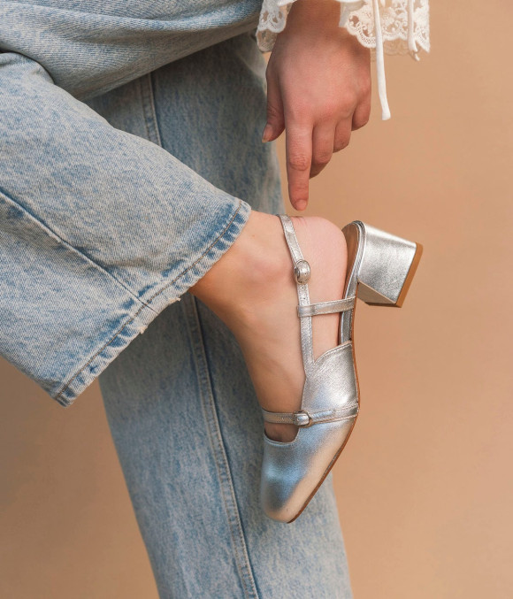 Escarpin Dovil Argent