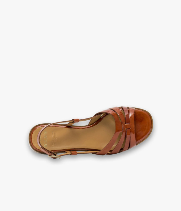 Sandale Giliane Cognac