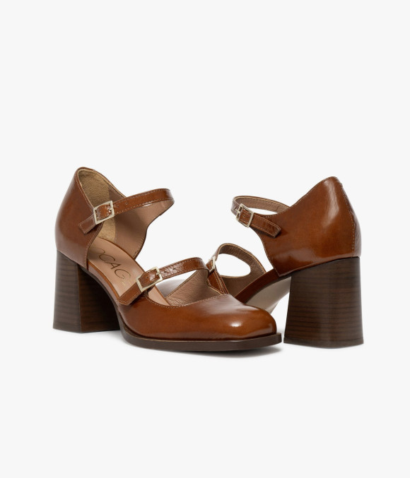 Escarpin Dune Cognac