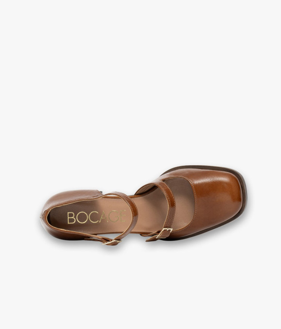 Escarpin Dune Cognac