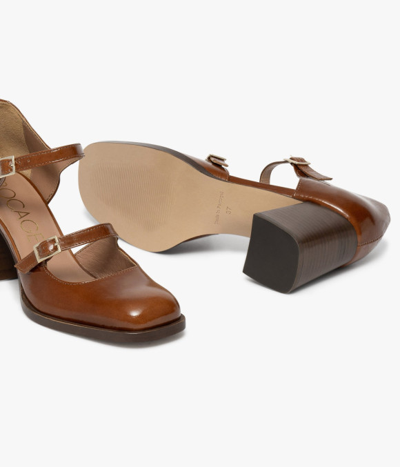 Escarpin Dune Cognac