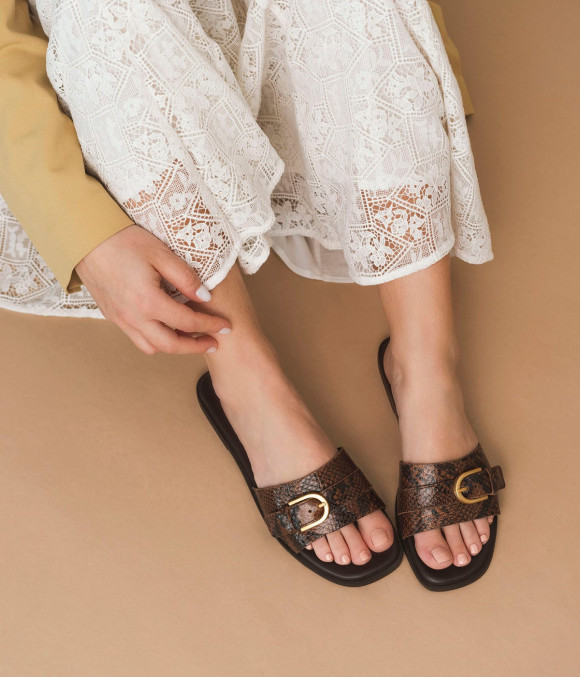 Mule Williana Chocolat