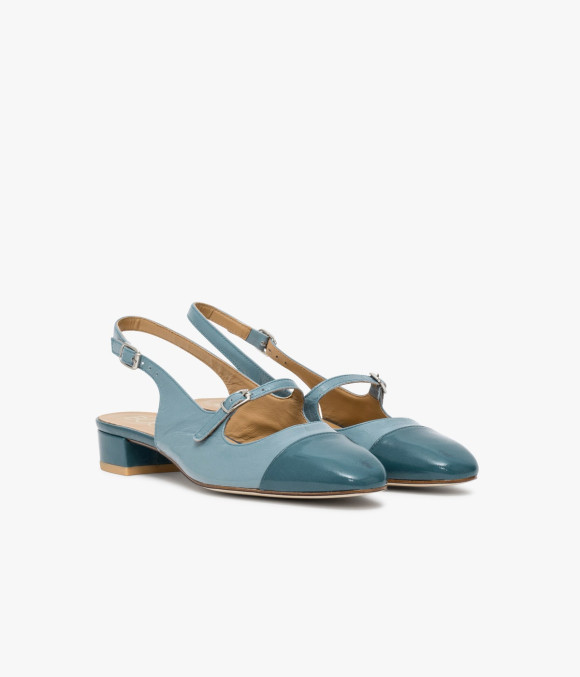 Ballerine Slingback Swann Bleu