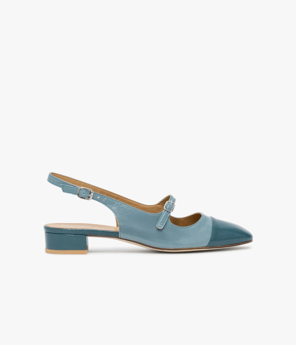 Ballerine Slingback Swann Bleu