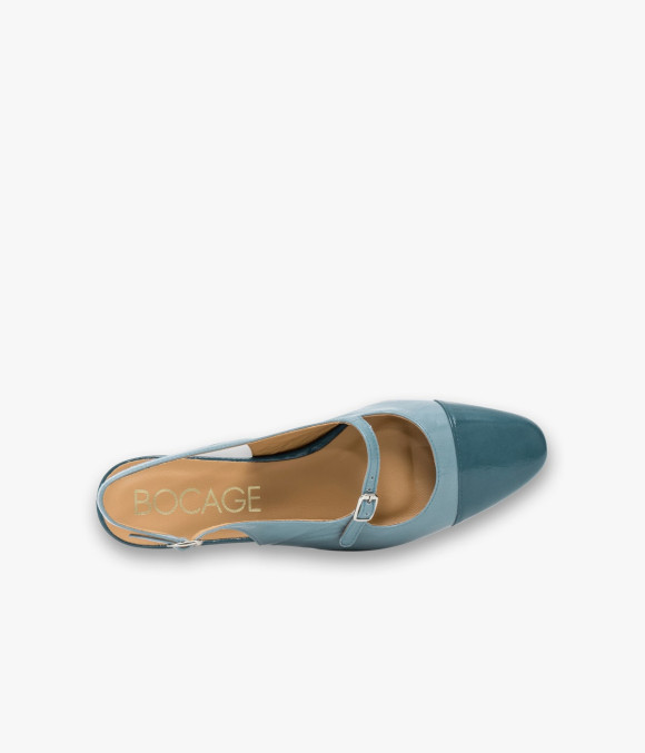 Ballerine Slingback Swann Bleu