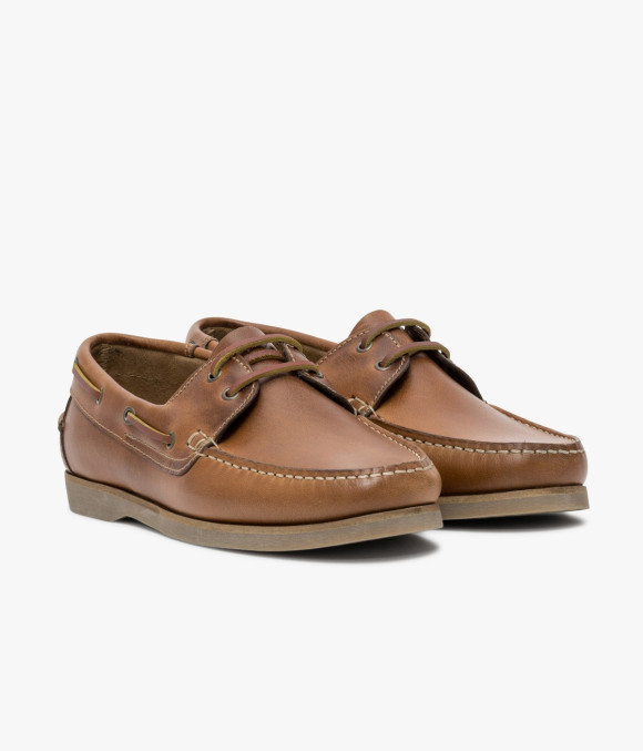 Chaussure Bateau Dustin Cognac
