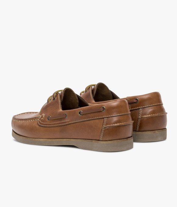 Chaussure Bateau Dustin Cognac
