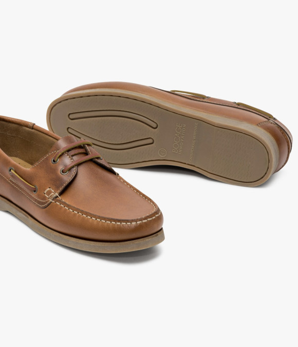 Chaussure Bateau Dustin Cognac