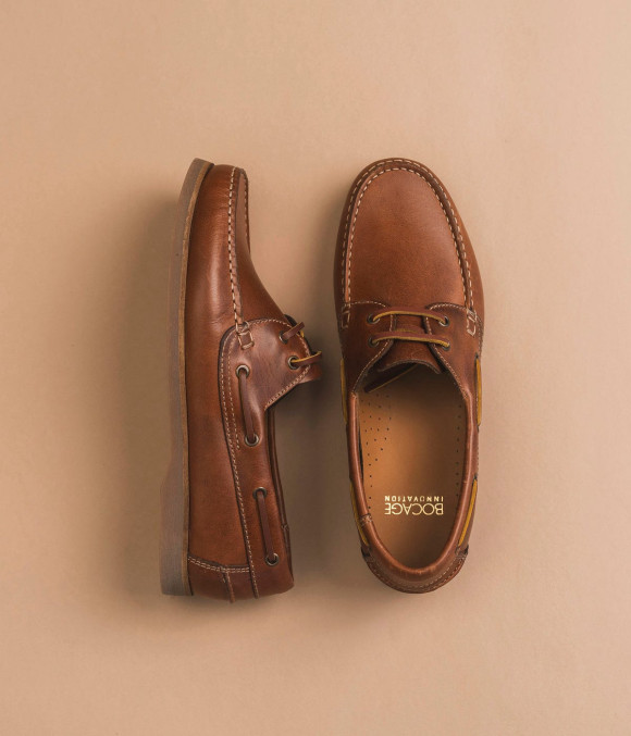 Chaussure Bateau Dustin Cognac