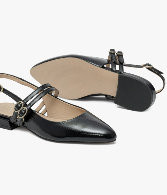 Ballerine Slingback Sirine Noir