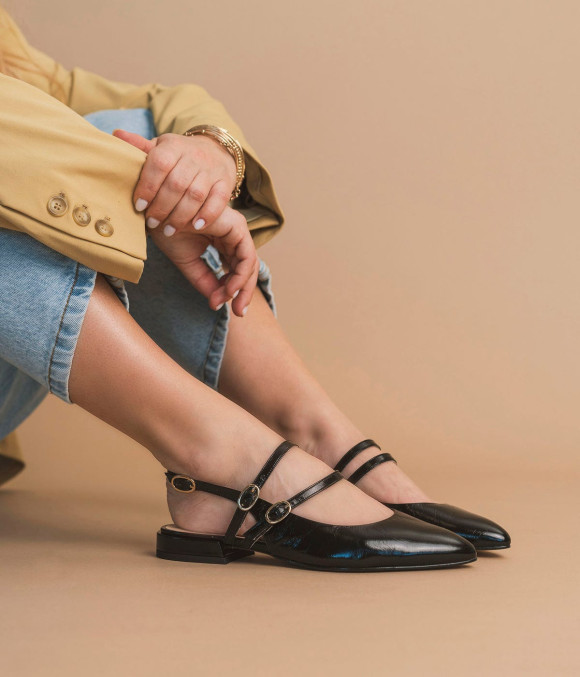 Ballerine Slingback Sirine Noir