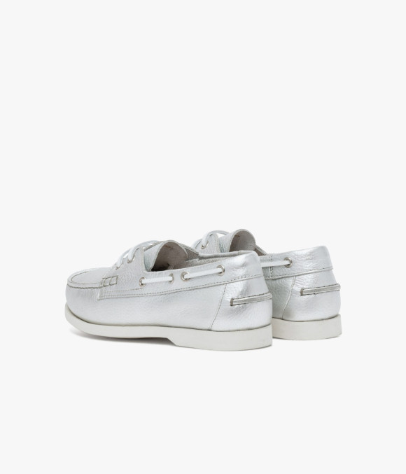 Chaussure Bateau Ashley Argent