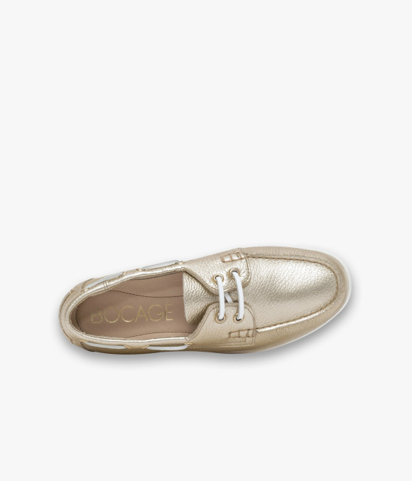 Chaussure Bateau Ashley Doré