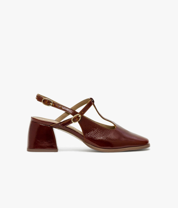Escarpin Slingback Dori Cognac