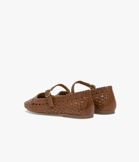 Ballerine Blandine Cognac