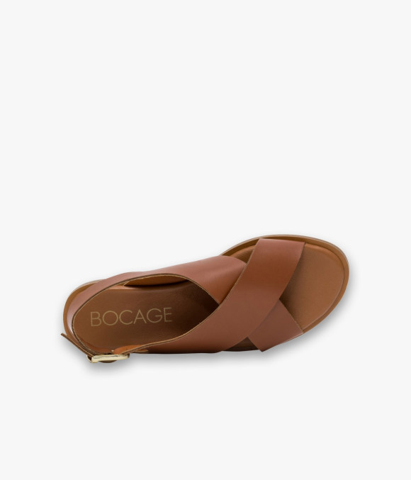 Sandale Gisèle Cognac