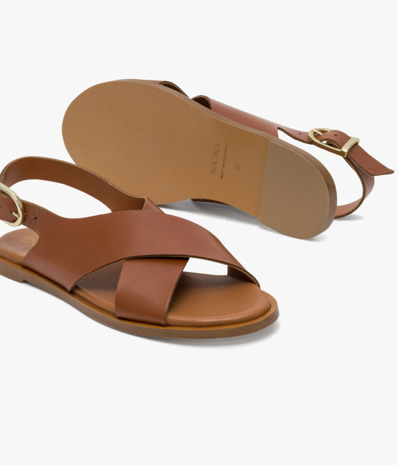 Sandale Gisèle Cognac