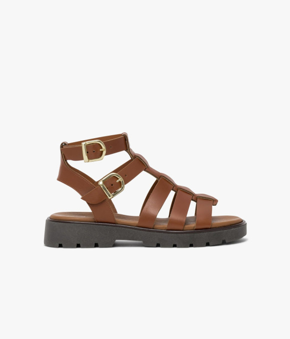 Sandale Géniale Cognac
